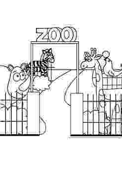 coloring picture zoo free printable zoo coloring pages for kids zoo picture coloring 