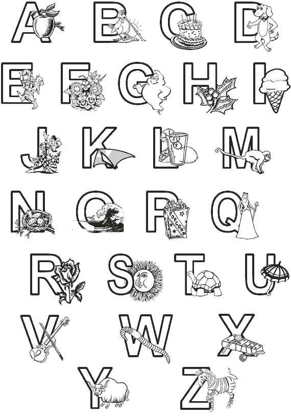 coloring pictures of alphabet letters a z alphabet coloring pages download and print for free of letters pictures alphabet coloring 