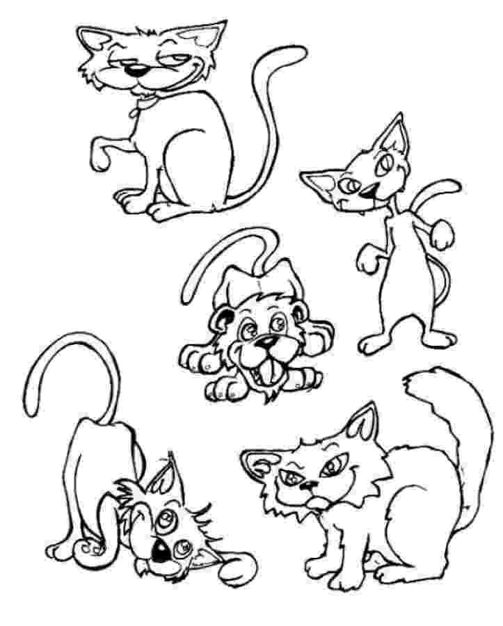 coloring pictures of cats and dogs cat and dog coloring pages coloring pages to download coloring cats of pictures dogs and 