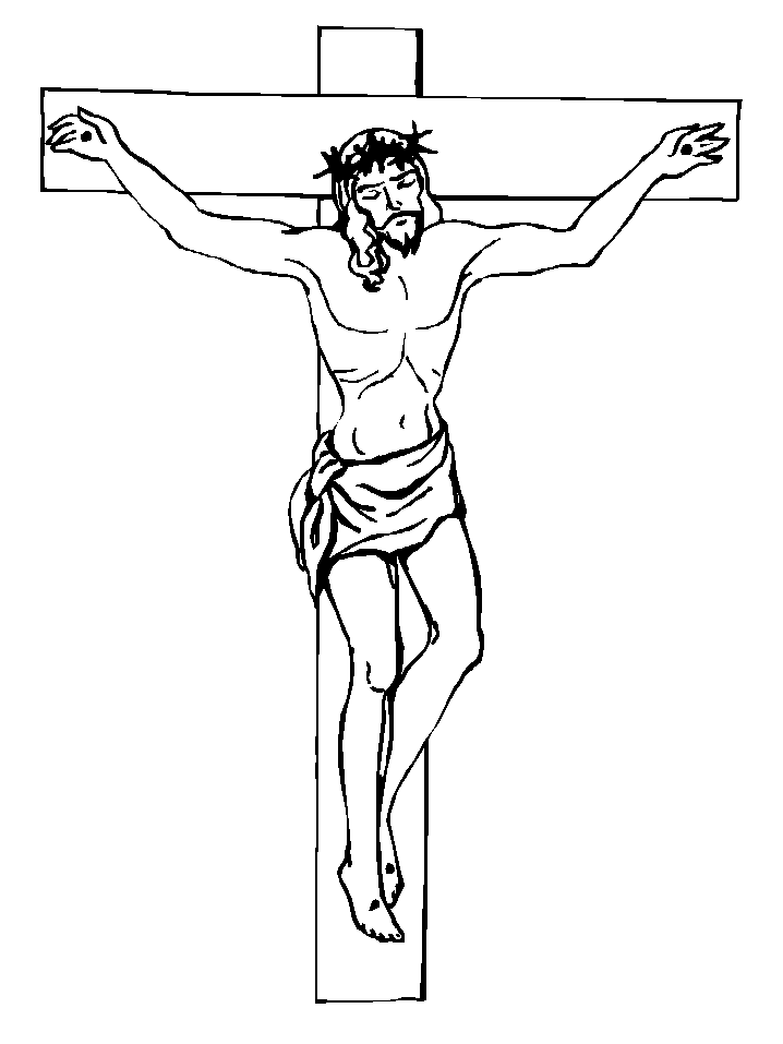 coloring pictures of jesus crucifixion all christian downloads jesus christ natural images download pictures crucifixion jesus coloring of 