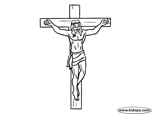 coloring pictures of jesus crucifixion crucifixion coloring pages at getcoloringscom free coloring of pictures crucifixion jesus 