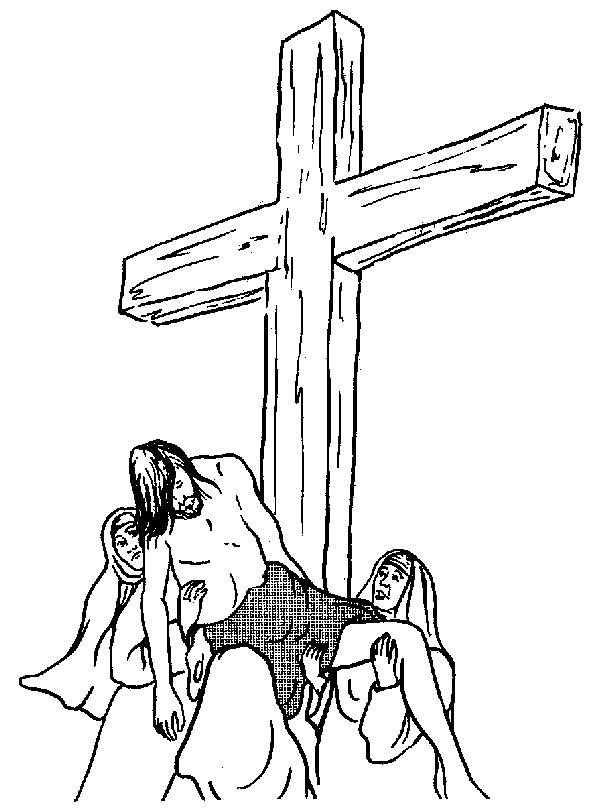 coloring pictures of jesus crucifixion the crucifixion of jesus on cross coloring page get crucifixion pictures jesus of coloring 