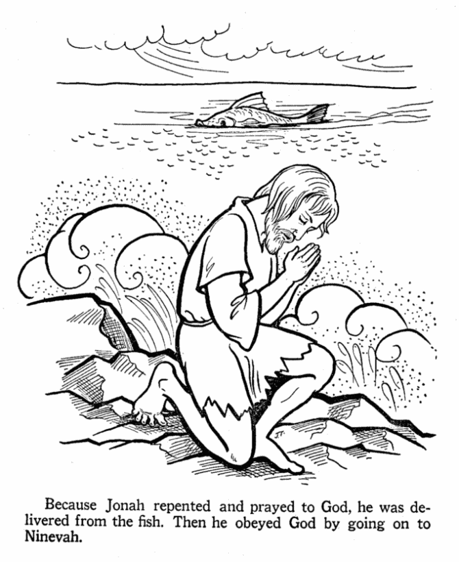 coloring pictures of jonah and the whale coptic orthodox jonah when all things work together for good and jonah of coloring the whale pictures 