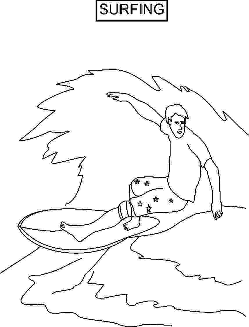 coloring pictures of surfboards surfboard coloring pages a man with a surfboard on the surfboards of coloring pictures 