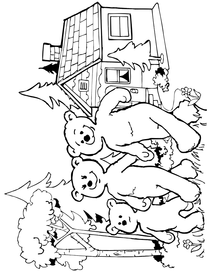 colour by number goldilocks goldilocks coloring page three bears leaving the cottage by colour number goldilocks 