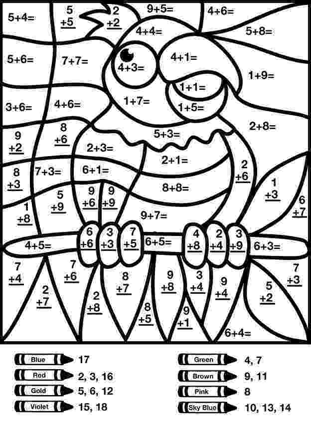 colour by number sums color by number addition best coloring pages for kids sums number by colour 