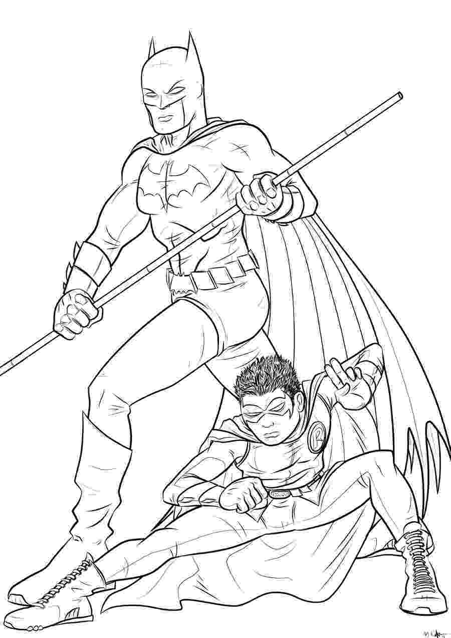 colouring batman batman and robin coloring pages to download and print for free batman colouring 