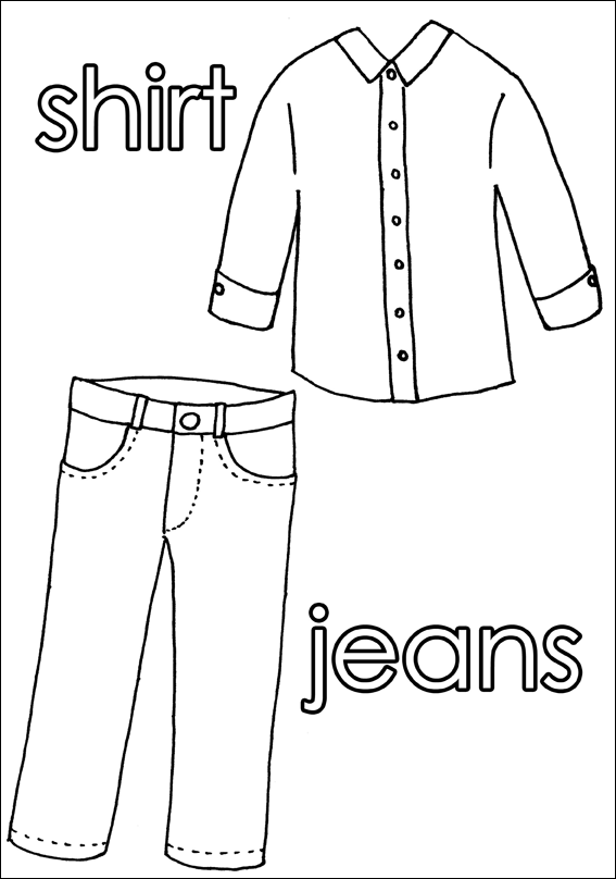 colouring clothes cd rom clothes worksheets clothes colouring 