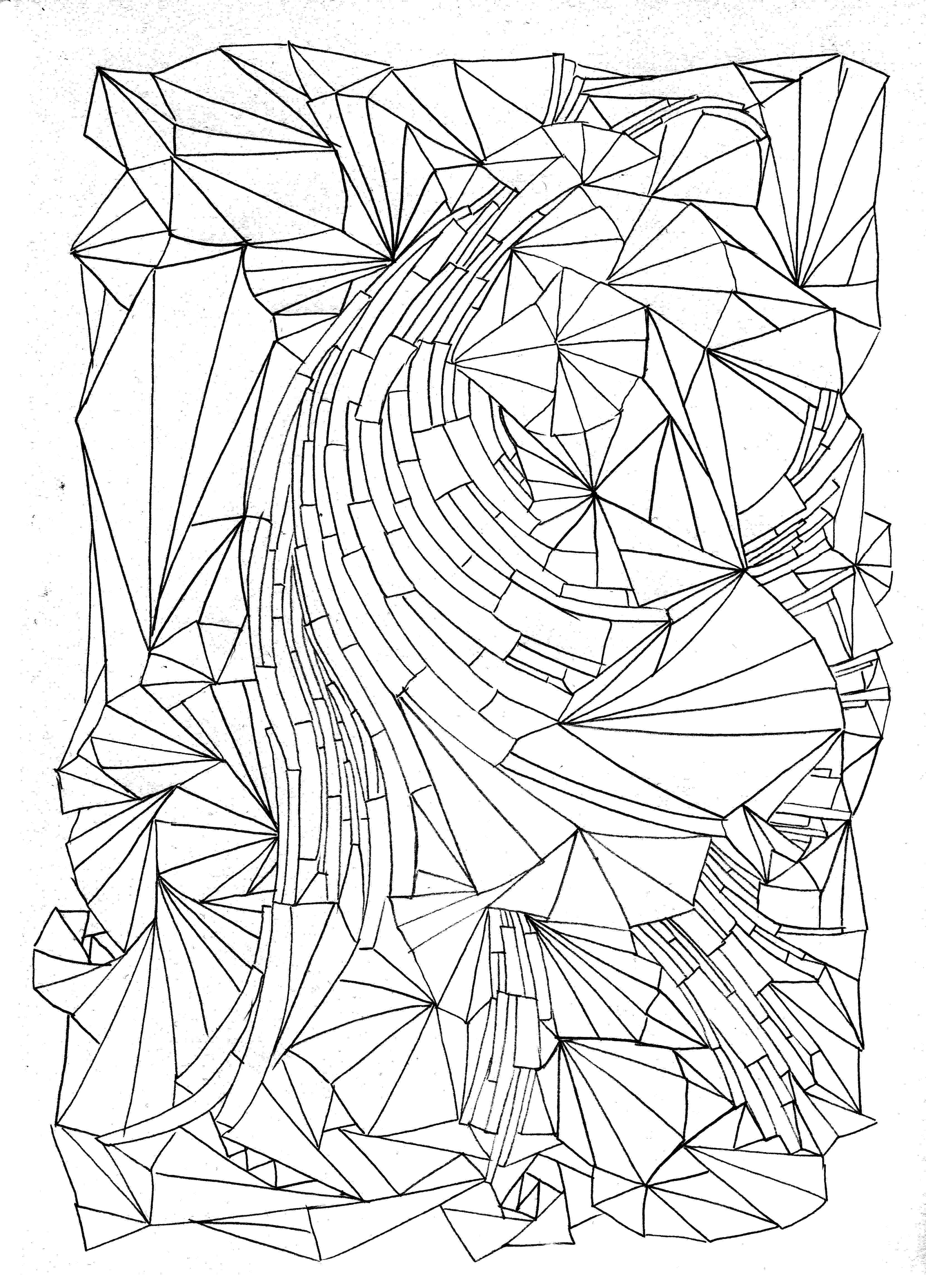colouring pattern free printable geometric coloring pages for adults colouring pattern 