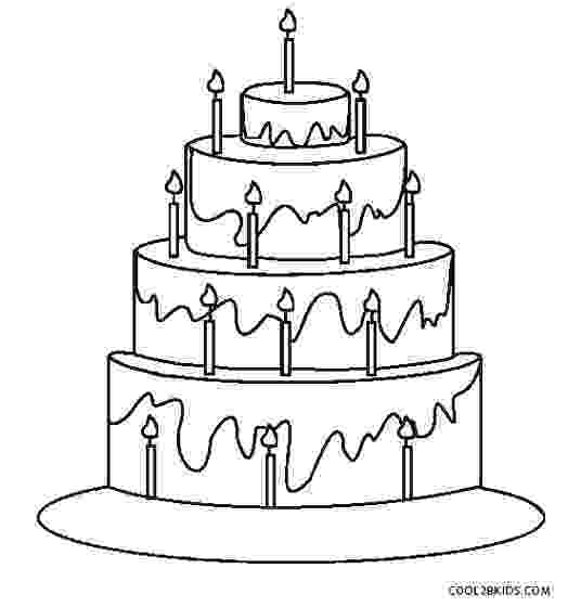 colouring picture cake birthday cake coloring pages getcoloringpagescom picture cake colouring 