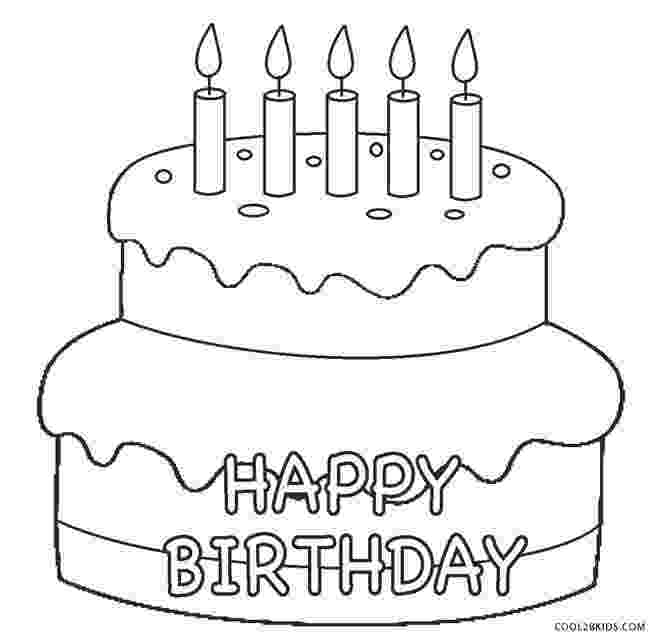 colouring picture cake birthday cake coloring pages hellokidscom cake picture colouring 