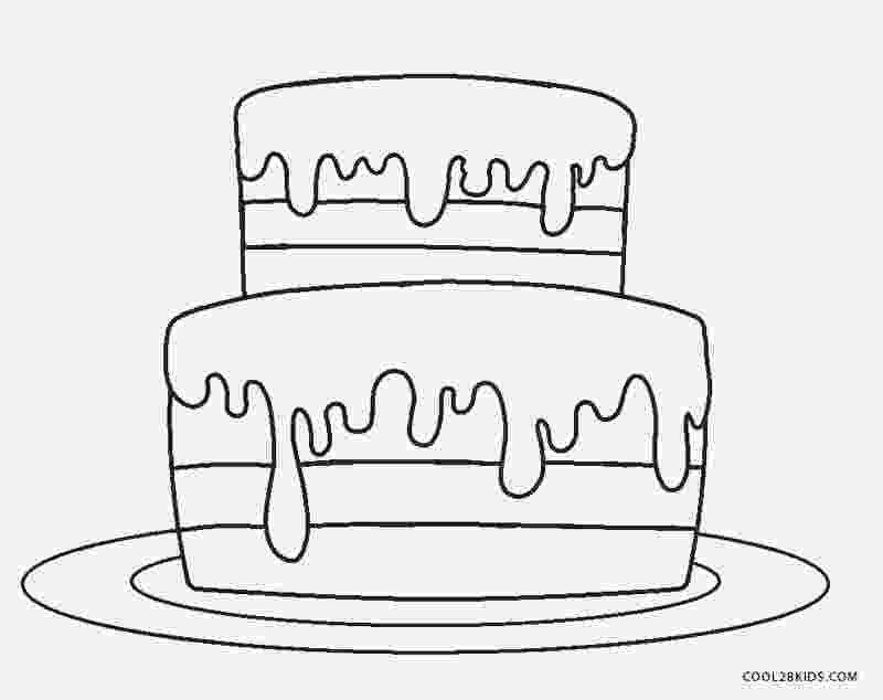 colouring picture cake free printable birthday cake coloring pages for kids picture colouring cake 1 1