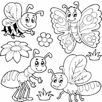 colouring pictures of bugs and insects printable bug coloring pages for kids cool2bkids of and colouring bugs pictures insects 