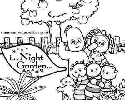 colouring sheets in the night garden free coloring pages printable pictures to color kids garden night colouring the sheets in 