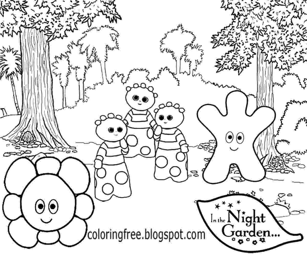 colouring sheets in the night garden free coloring pages printable pictures to color kids in colouring the night garden sheets 