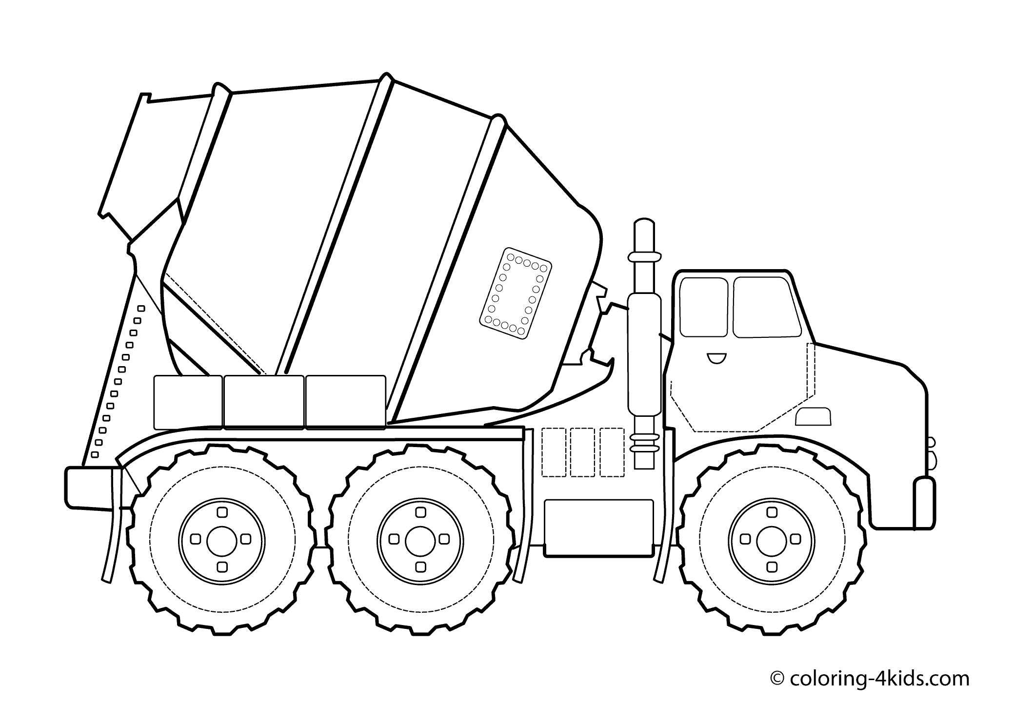 construction trucks coloring pages construction truck drawing at getdrawingscom free for pages trucks coloring construction 