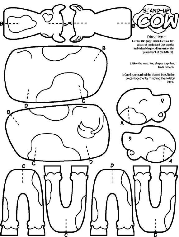 cow colouring sheet free printable cow coloring pages for kids cool2bkids sheet cow colouring 1 1