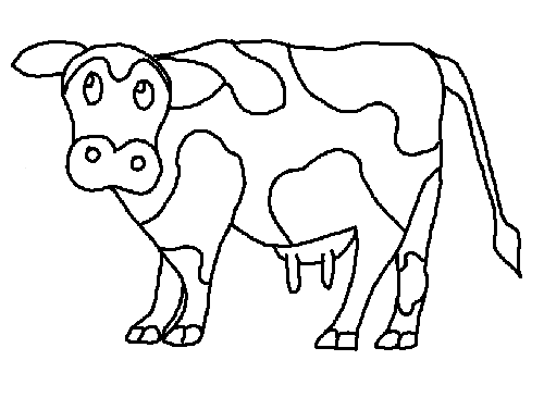 cow colouring sheet free printable cow coloring pages for kids cow colouring sheet 