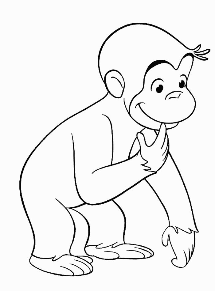 curious george coloring pages free kids coloring curious george i didn39t do it pages george curious coloring 