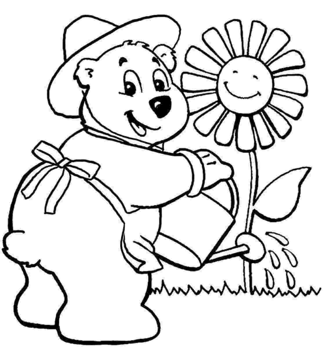 cute flower coloring pages cartoon flowers coloring pages cartoon coloring pages flower pages coloring cute 