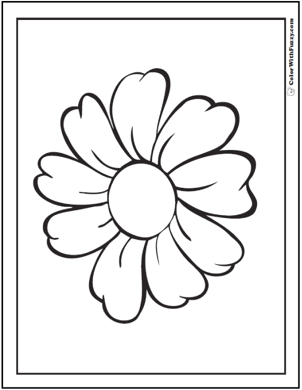 cute flower coloring pages coloring pages flower coloring pages color flowers coloring cute flower pages 