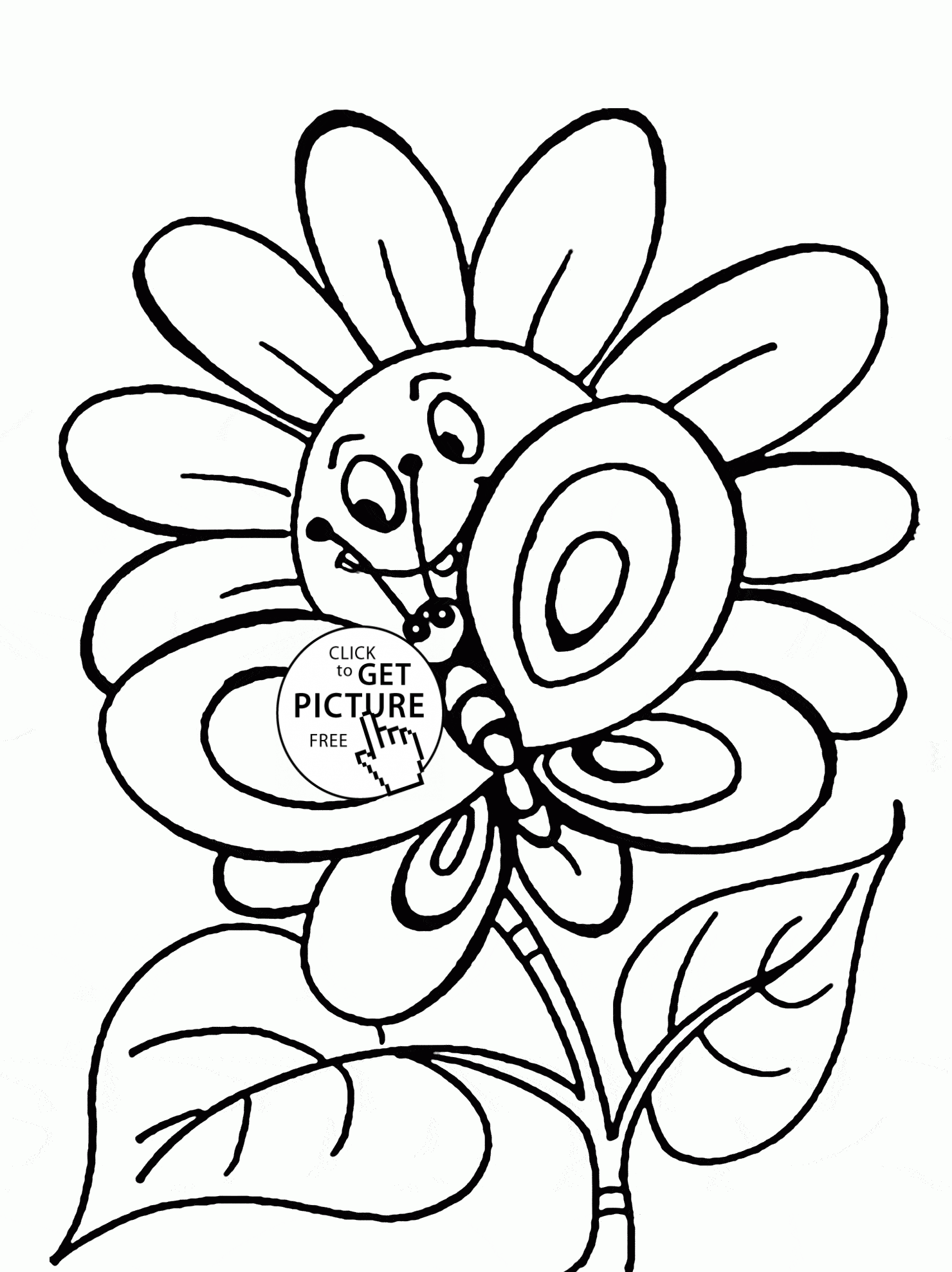 cute flower coloring pages cute roses characters coloring page free printable cute flower pages coloring 