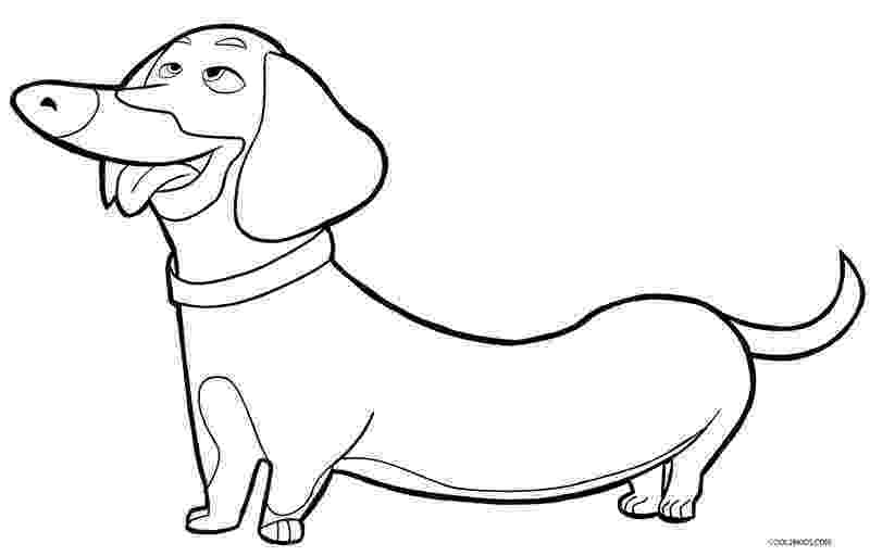 dachshund pictures to color dachshund coloring pages printable at getcoloringscom dachshund color to pictures 