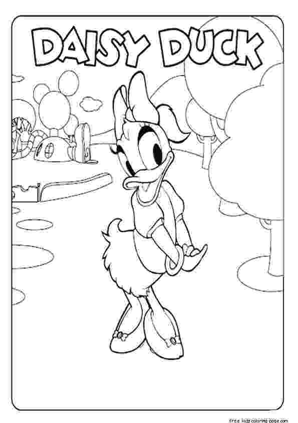 daisy duck template mickey mouse clubhouse coloring pages activity sheet duck daisy template 