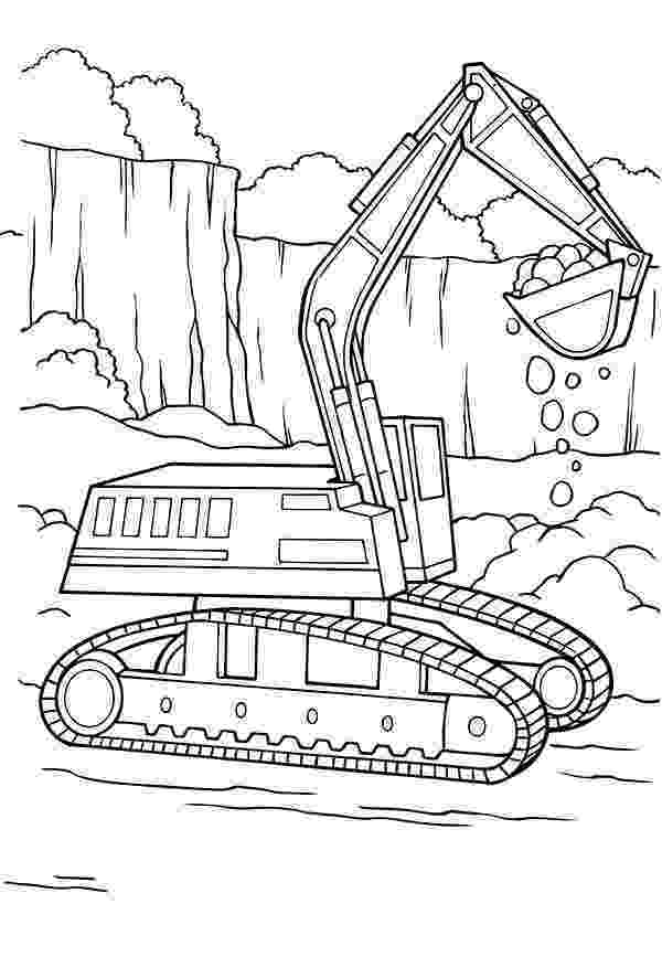digger coloring pages digger drawing at getdrawingscom free for personal use coloring pages digger 