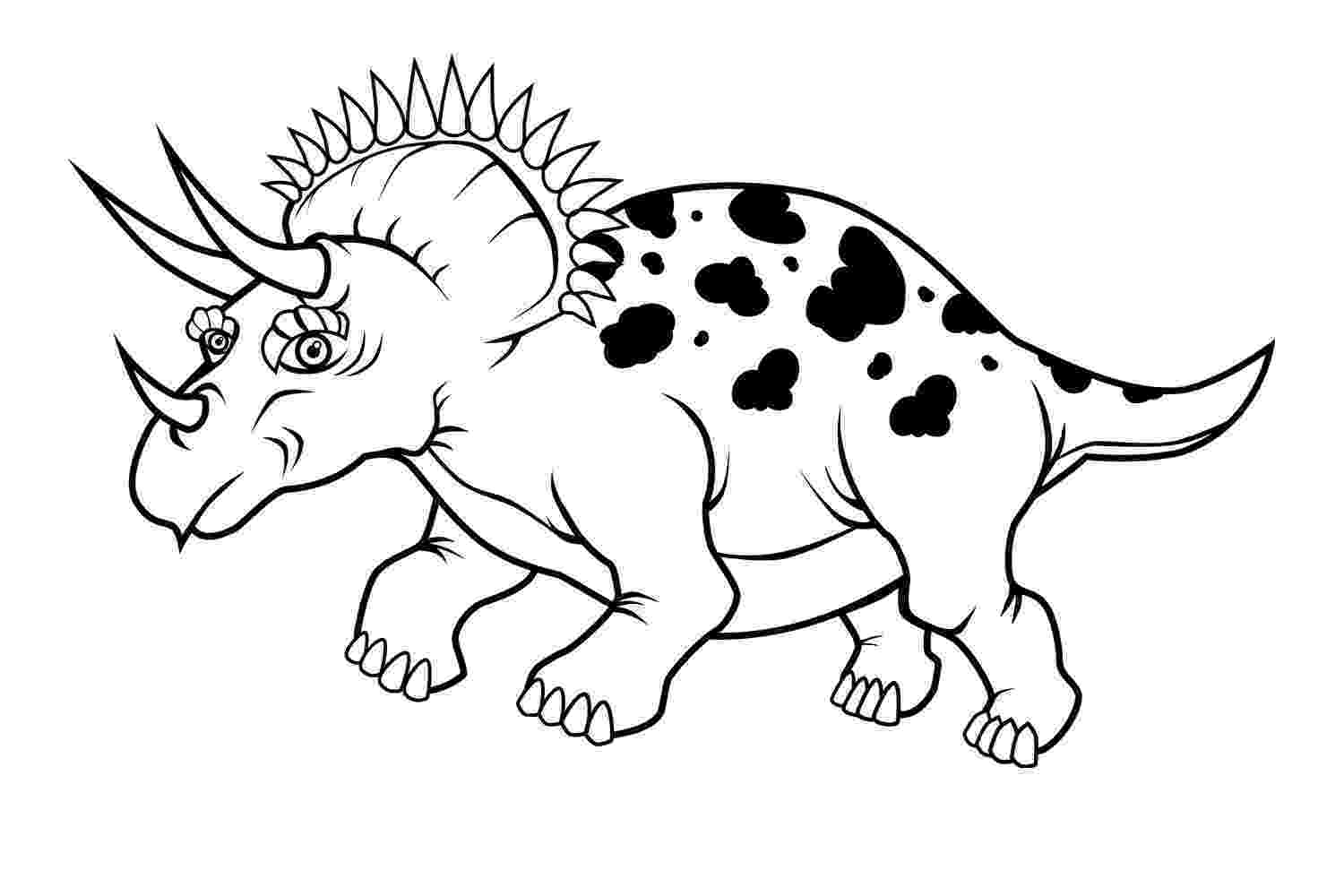 dinosaur images to print free printable triceratops coloring pages for kids print to images dinosaur 