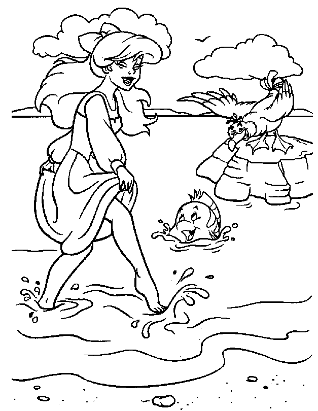 disney little mermaid coloring pages coloring page the little mermaid coloring pages 10 disney little coloring mermaid pages 