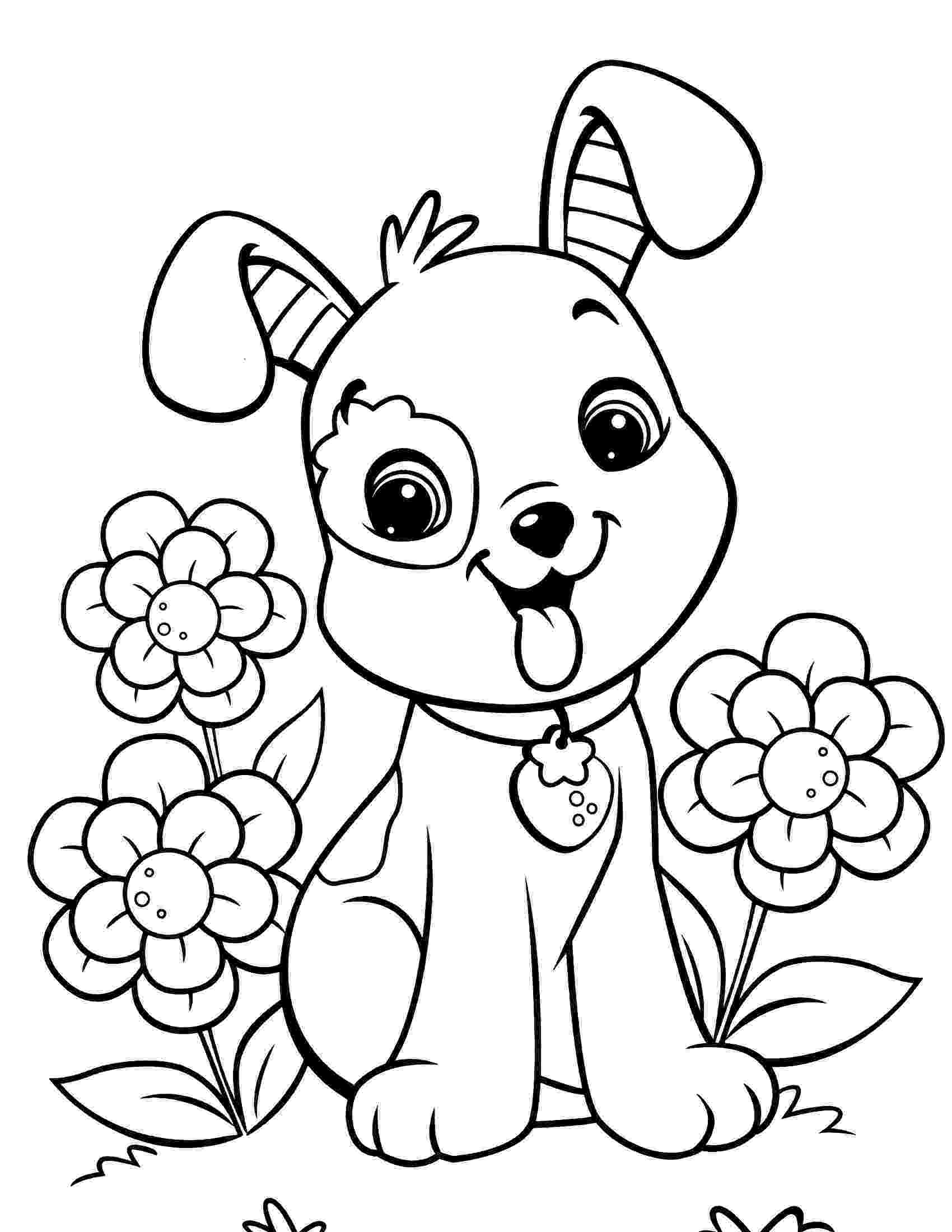 dog pictures coloring pages free printable dog coloring pages for kids pictures pages dog coloring 