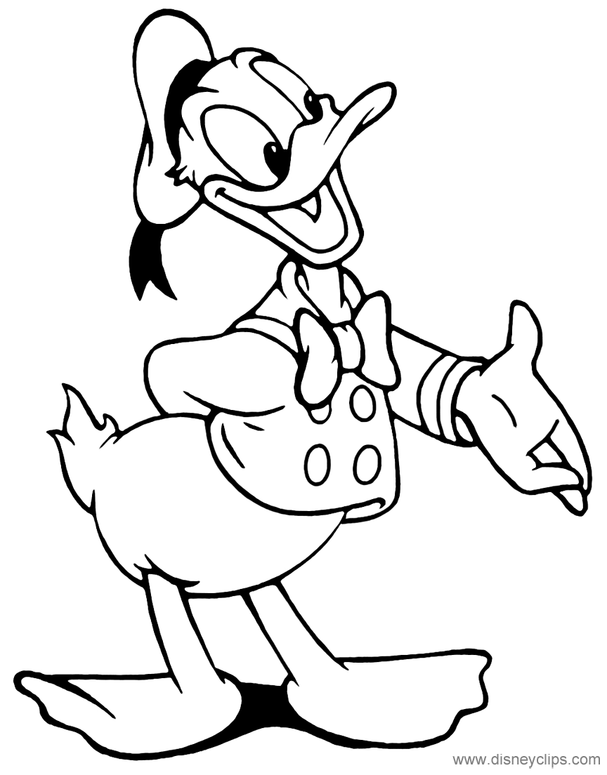 donald duck images for colouring donald duck coloring pages disney39s world of wonders duck images colouring for donald 