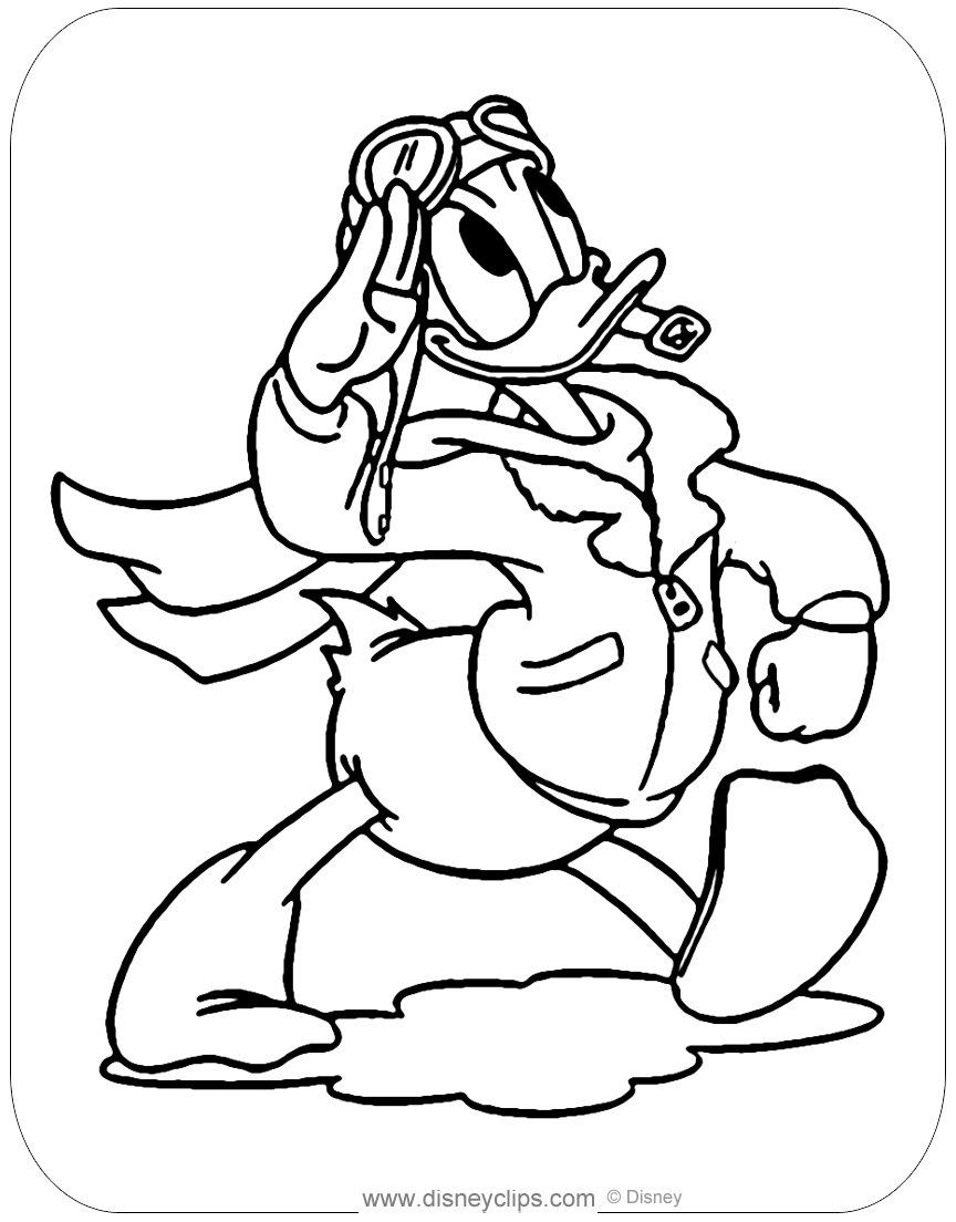 donald duck images for colouring donald duck coloring pages disneyclipscom colouring duck images for donald 