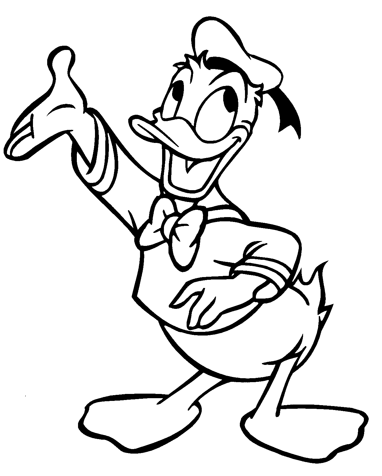 donald duck images for colouring donald duck coloring pages disneyclipscom duck for images donald colouring 