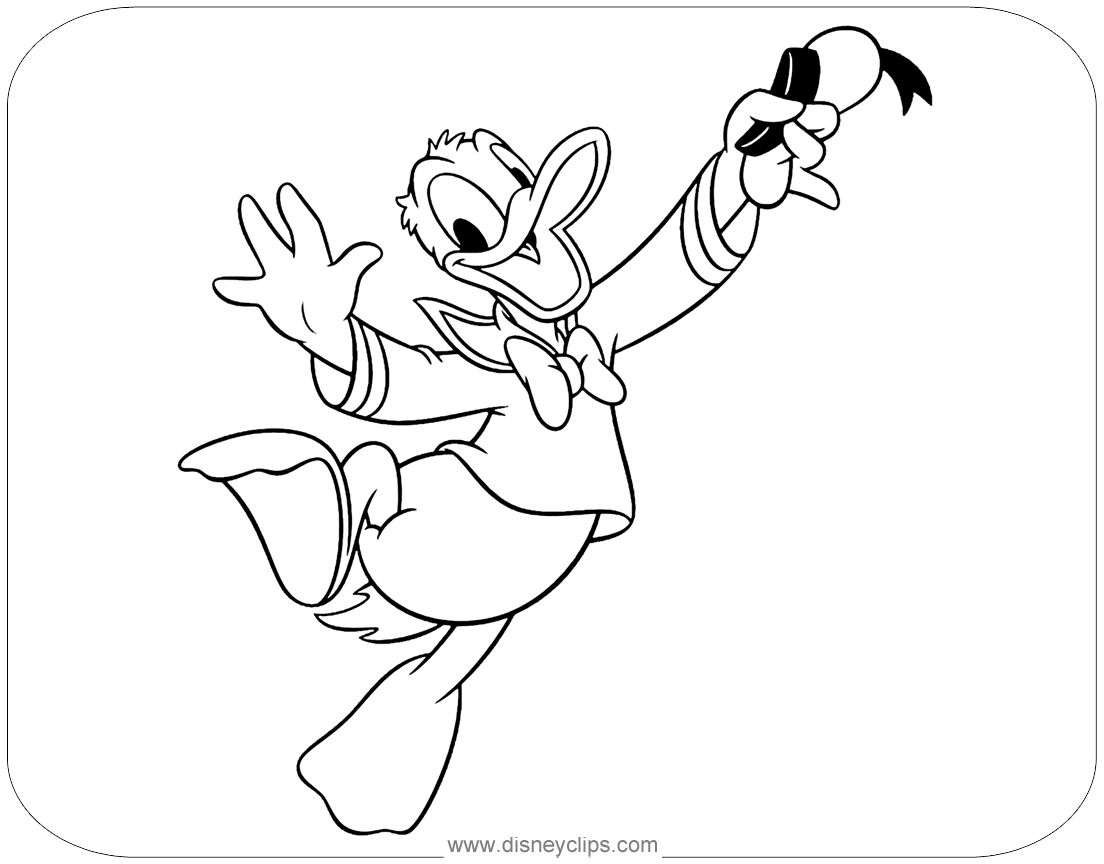 donald duck images for colouring donald duck coloring pages hellokidscom colouring for duck donald images 