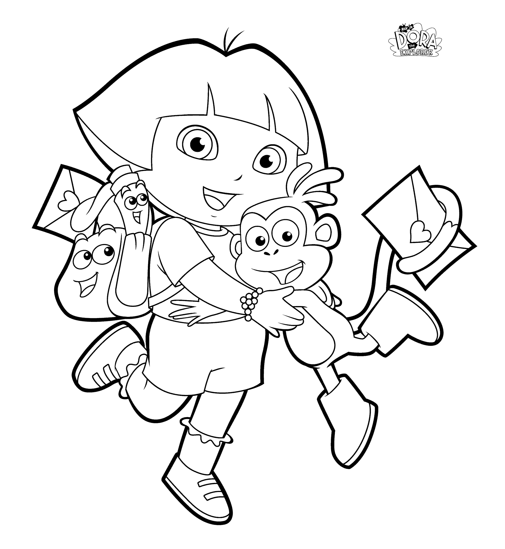 dora backpack coloring page dora and backpack ptintable coloring sheet page page backpack dora coloring 