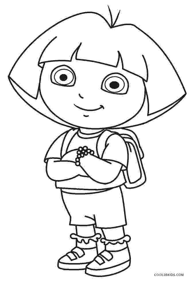 dora colouring page dora and boots coloring pages to download and print for free colouring page dora 1 1