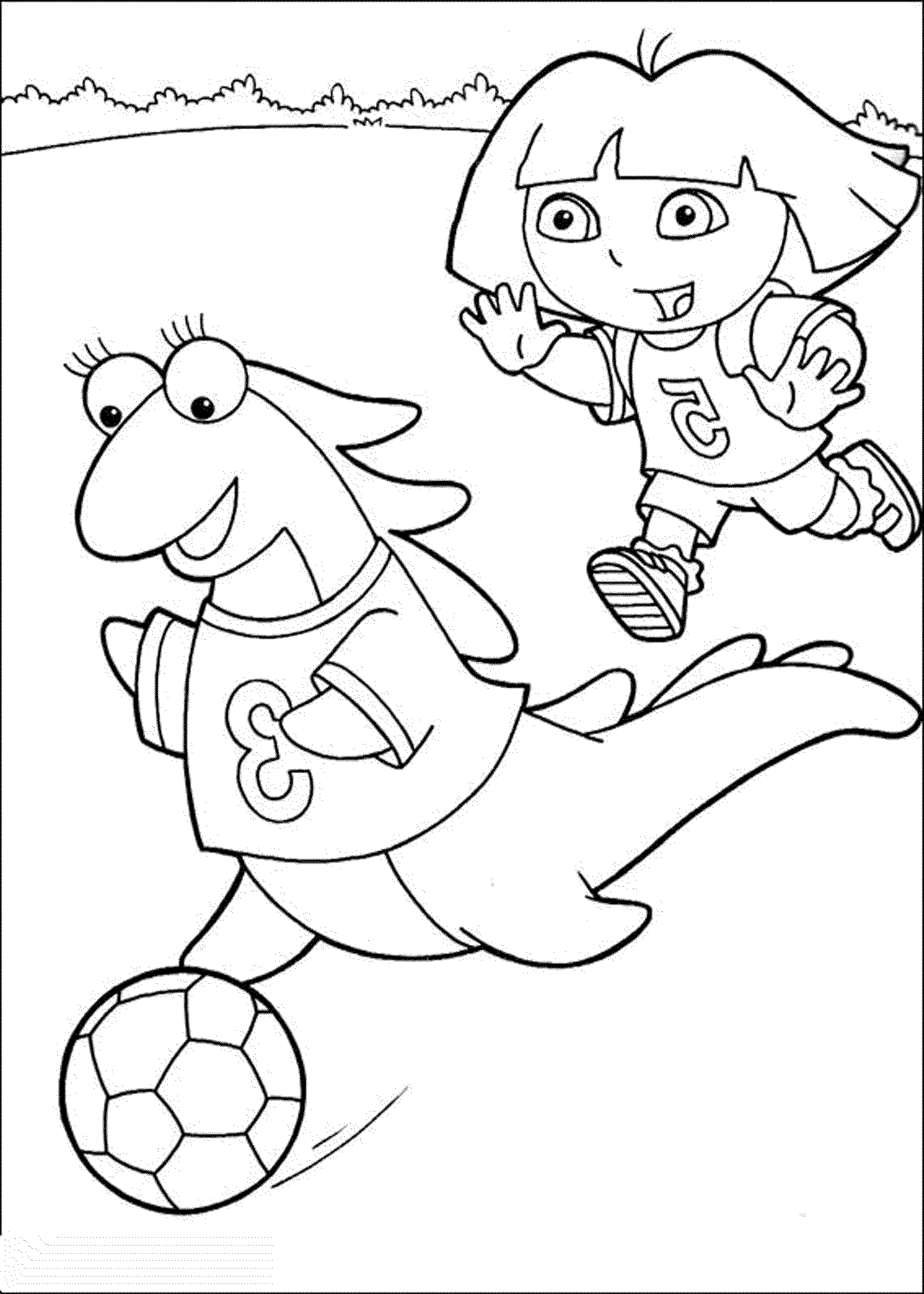 dora colouring page dora colouring page page dora colouring 