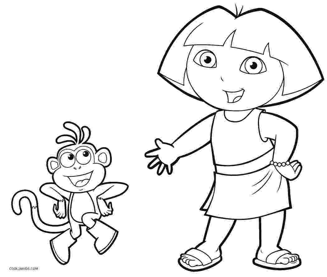 dora colouring page dora the explorer coloring pages free printable pictures page dora colouring 