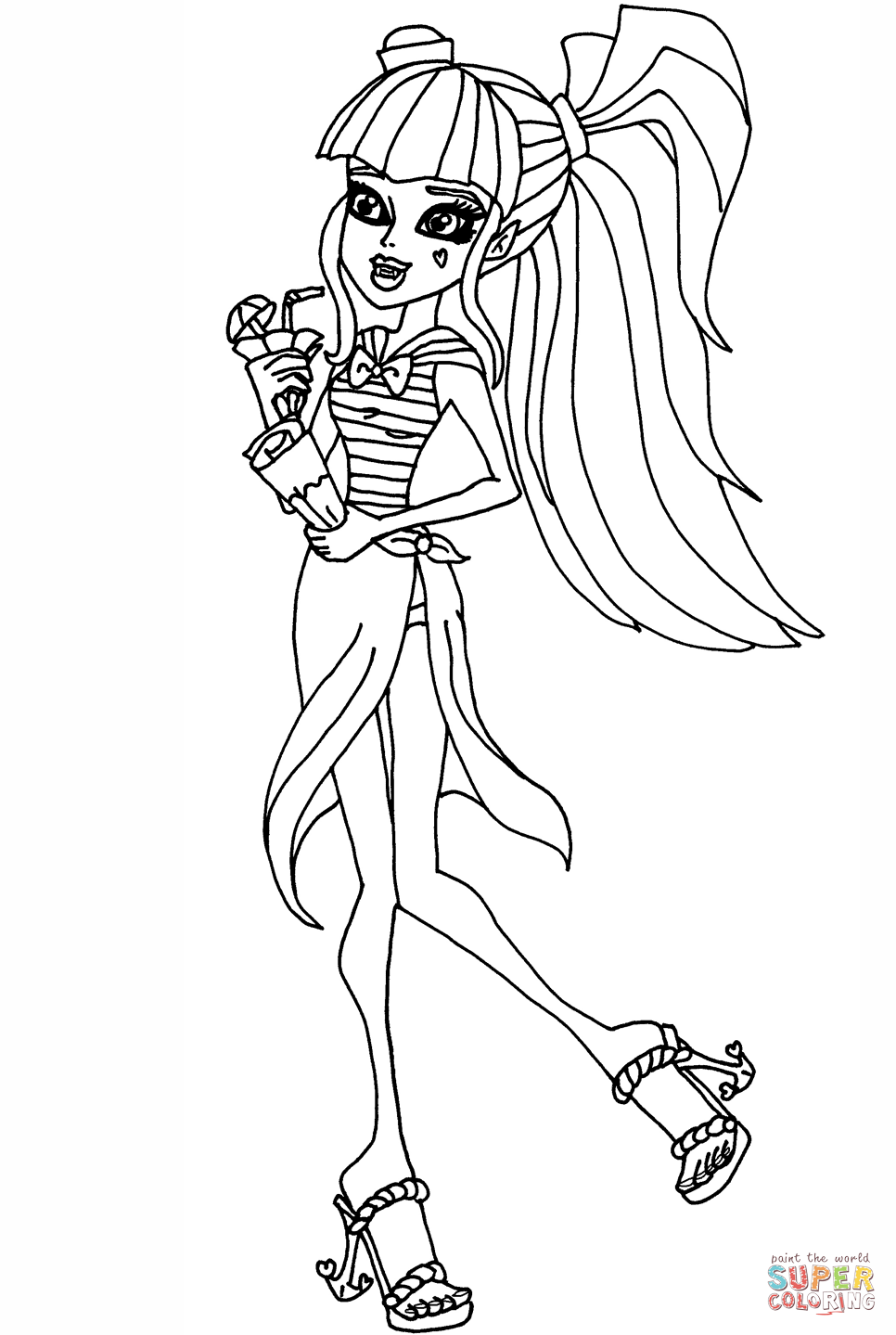 draculaura coloring pages monster high draculaura coloring pages getcoloringpagescom draculaura coloring pages 