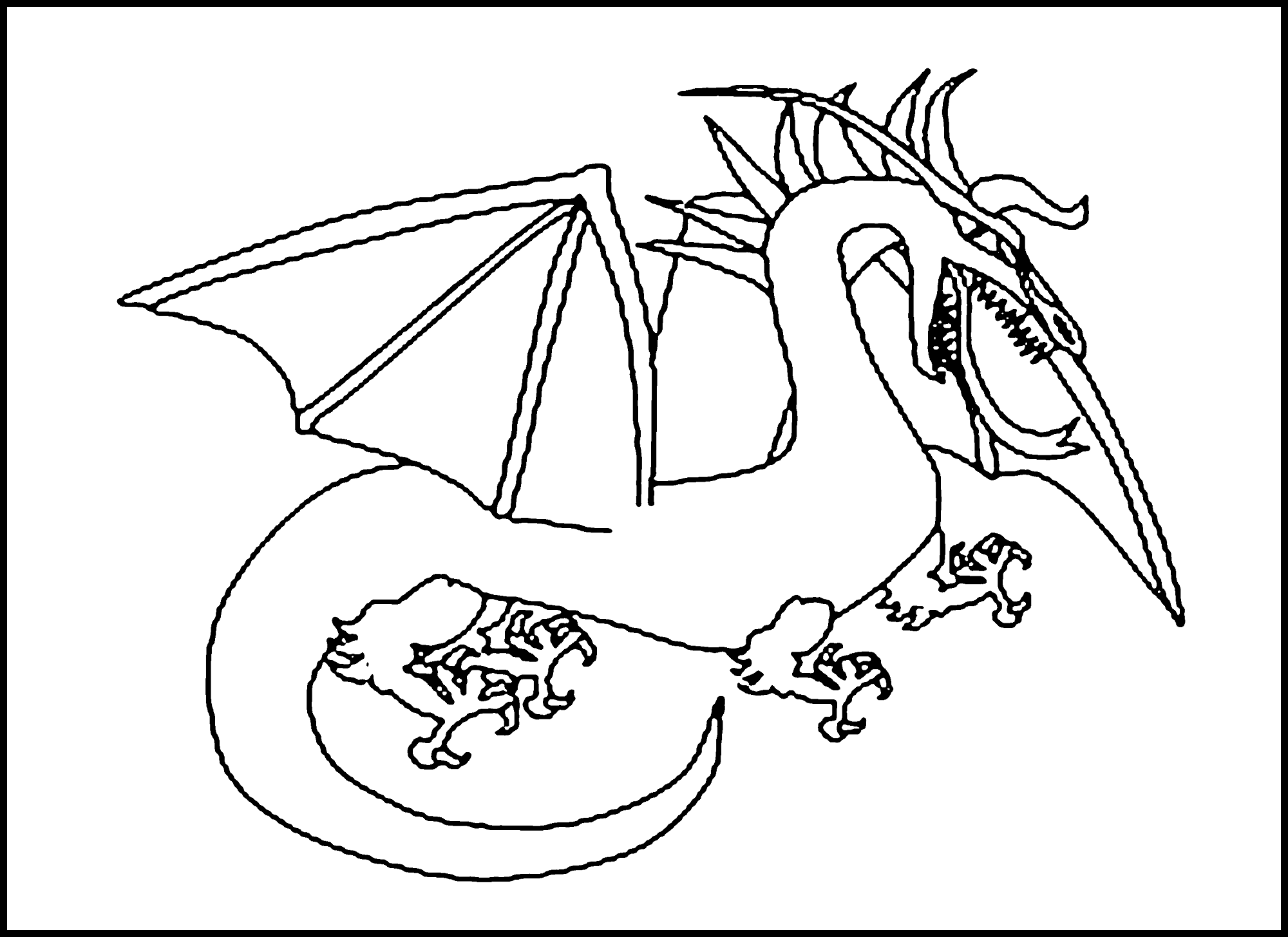 dragon coloring pics dragon coloring pages coloringpages1001com dragon coloring pics 