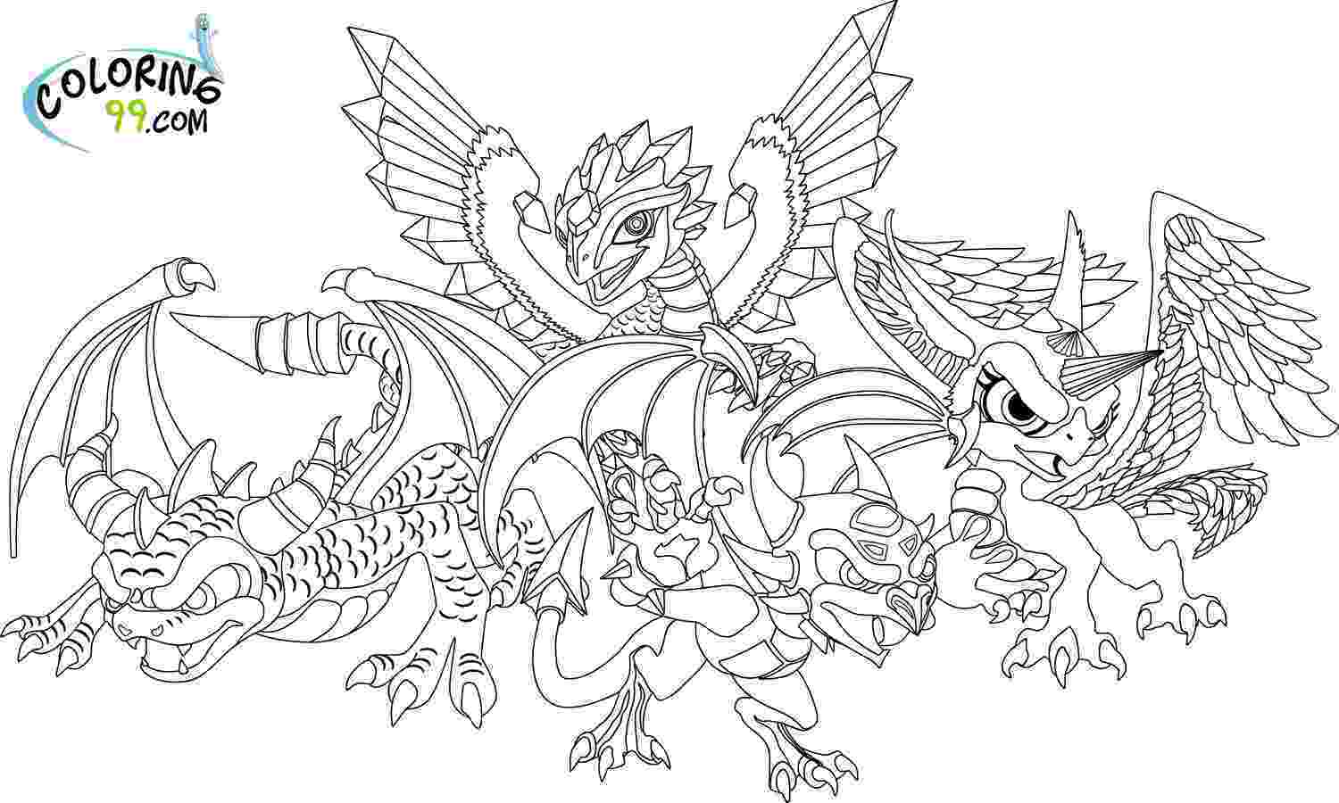 dragon coloring sheet skylanders dragons coloring pages team colors coloring sheet dragon 