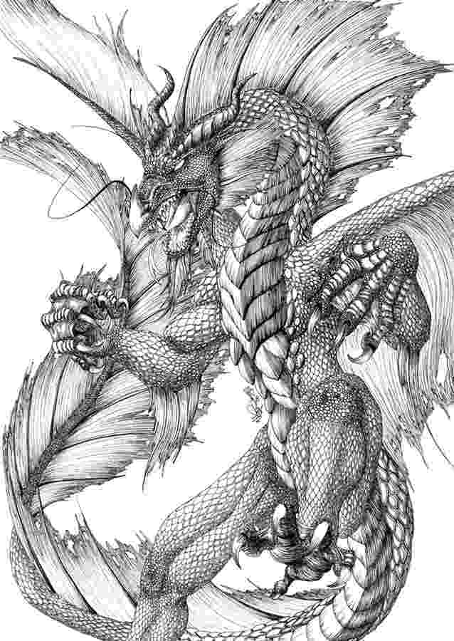 dragon pictures dragon coloring pages for adults to download and print for dragon pictures 