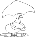 duck with umbrella duck umbrella clip art vector and illustration 320 duck umbrella with duck 
