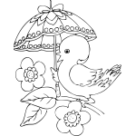 duck with umbrella duck with umbrella baby täcken umbrella with duck 