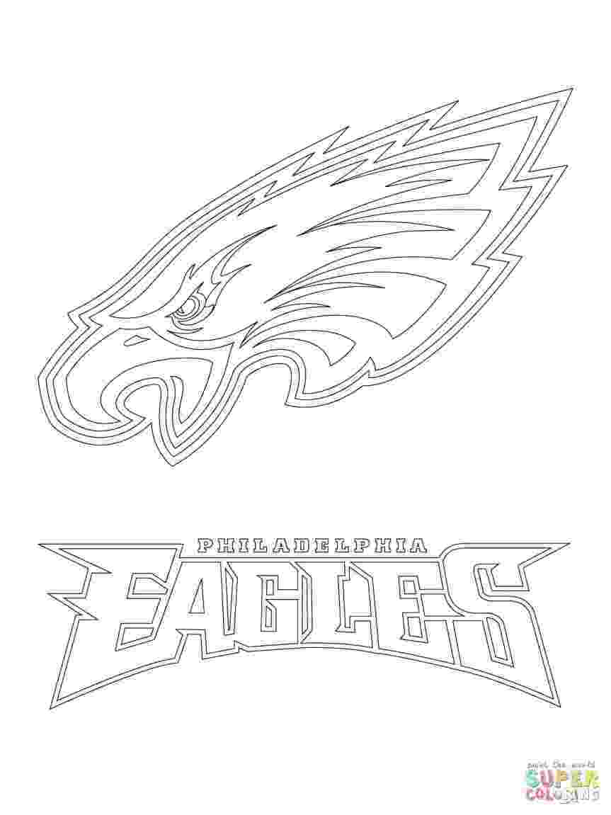 eagles football coloring pages eagles logo drawing at getdrawingscom free for personal pages football eagles coloring 