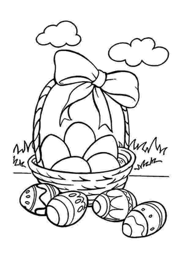 easter basket coloring pages to print printable easter colouring pages the organised housewife to easter print pages coloring basket 