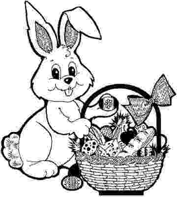 easter bunny basket coloring page beautiful easter eggs and easter bunny coloring pages for coloring bunny basket easter page 