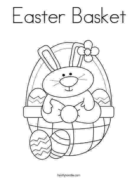 easter bunny basket coloring page easter basket coloring page twisty noodle bunny basket page coloring easter 
